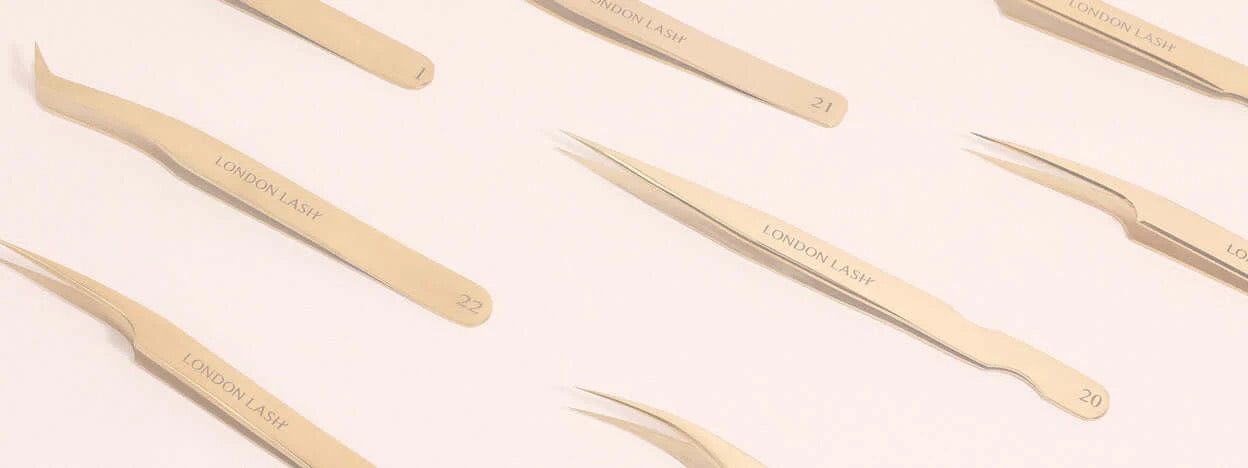 pince pour extensions de cils, pice a cils, pince volume russe, London Lash, kit extension de cils, extension de cils materiel, pose d extension de cils