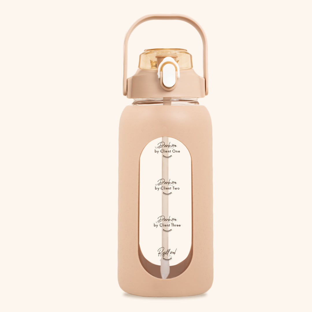 Bouteille d'Eau en Verre London Lash