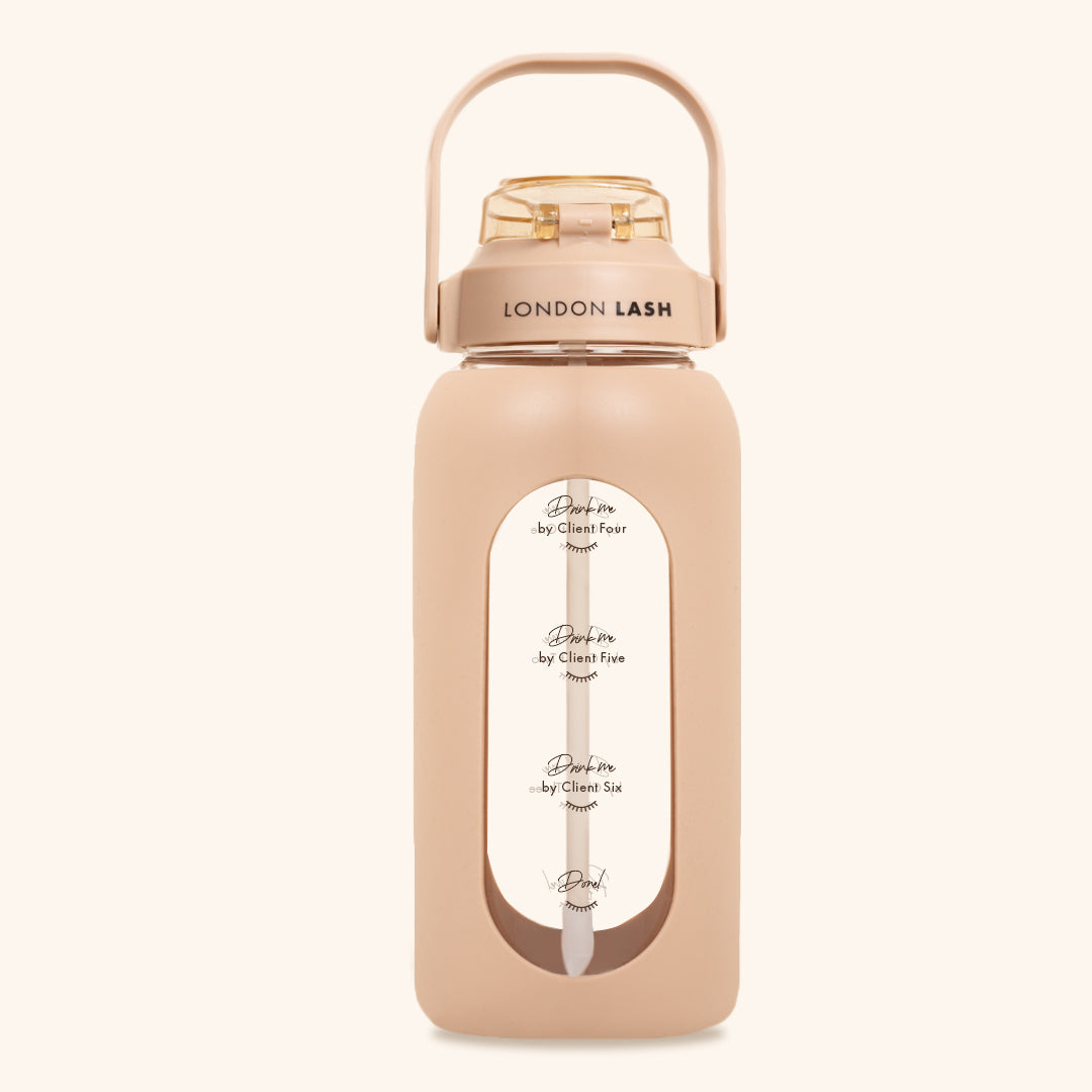 Bouteille d'Eau en Verre London Lash