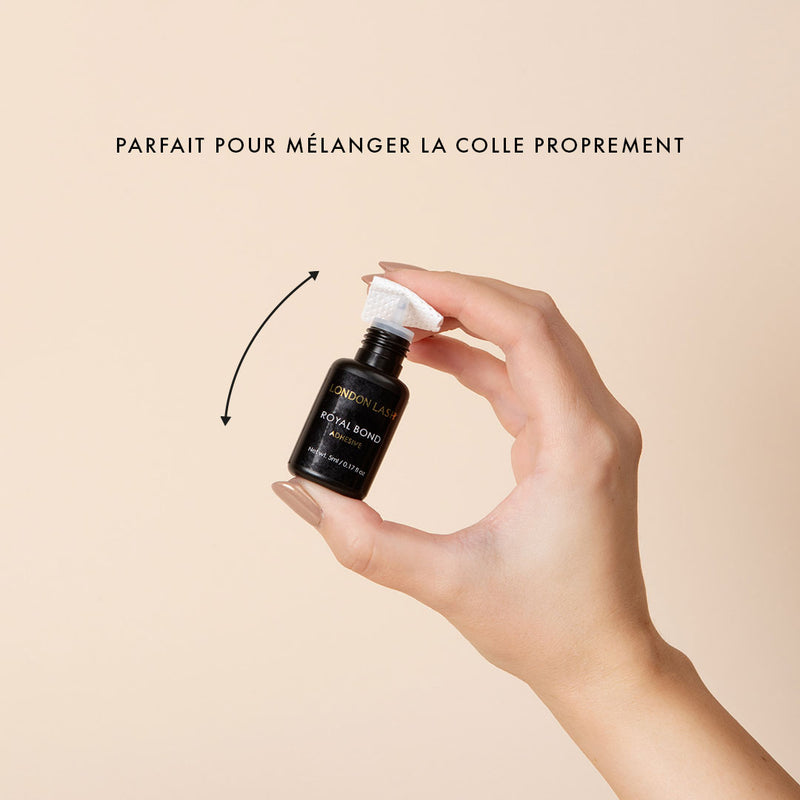 LINGETTES À EMBOUT DE COLLE, colle London Lash, colle extensions de cils, colle extension de cils, extension, extensions de cils, extensions cils, colle Volume Russe, colle a cils