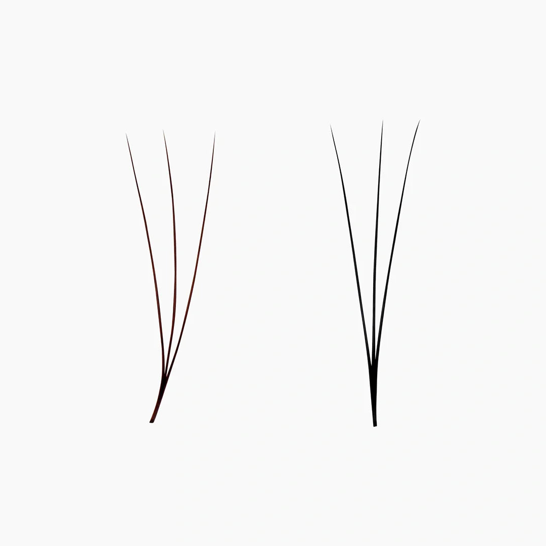Préfaits Étroits Marron 3D 0.07 1000 préfaits - Longueurs mixtes