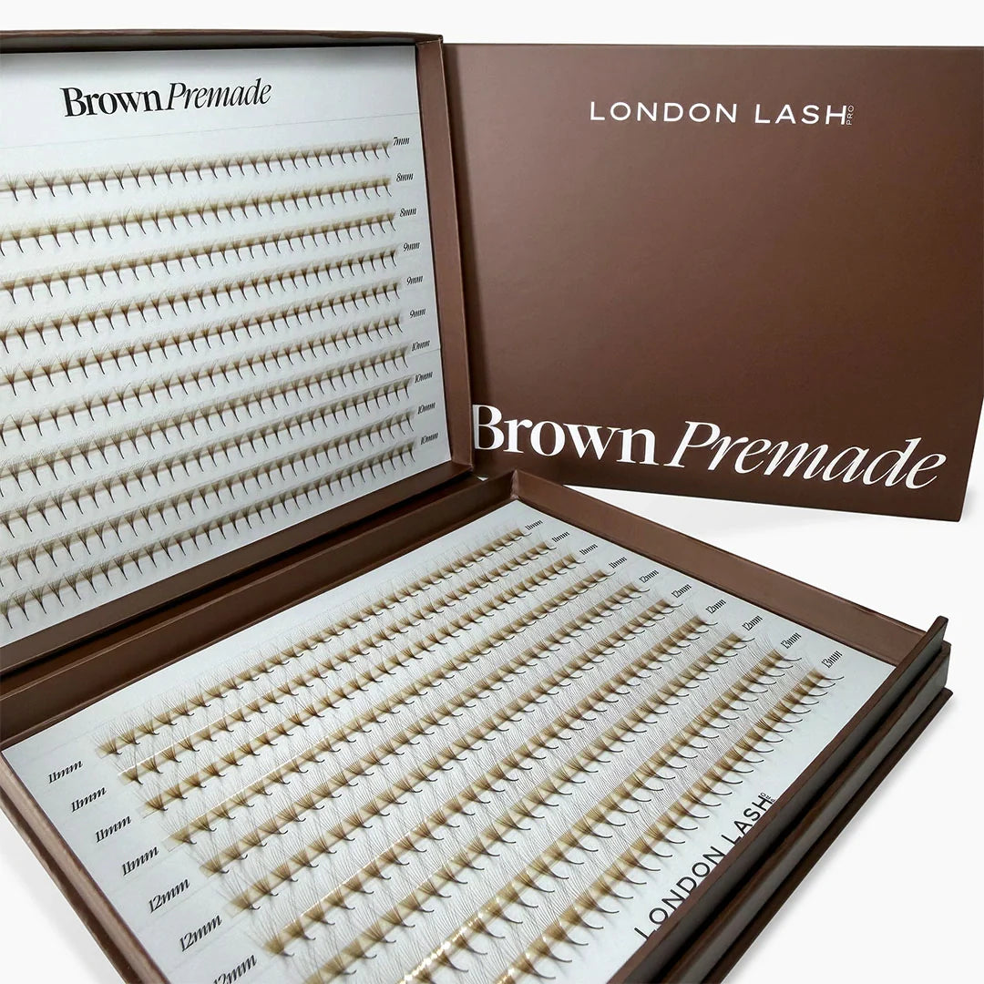 Préfaits Étroits Marron 10D 0.03 640 préfaits - Longueurs mixtes