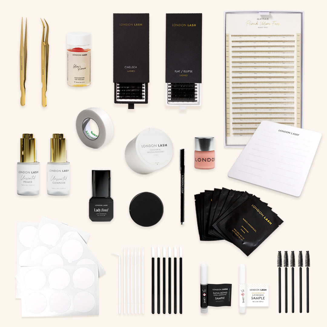 Kit de Démarrage Pour Le Cours de Formation en Cils Classiques et Volume Rapide