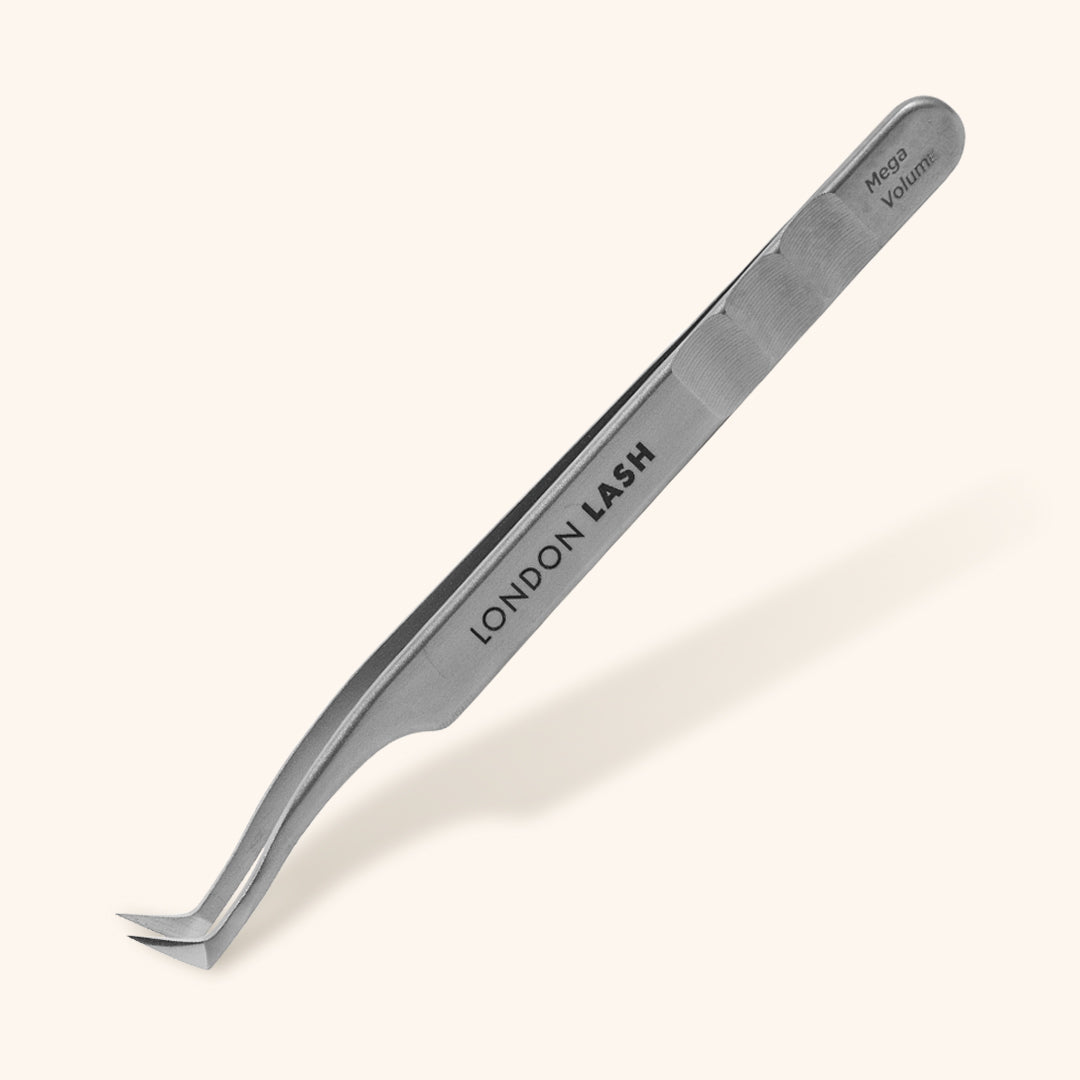 Mega volume lash tweezers for volume lash extensions