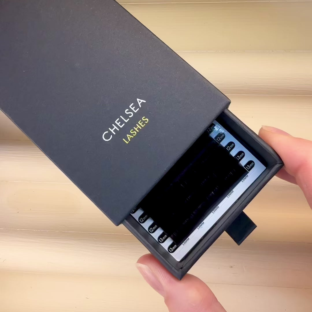 EXTENSIONS DE CILS VOLUME/CLASSIQUE  "CHELSEA" 0.10