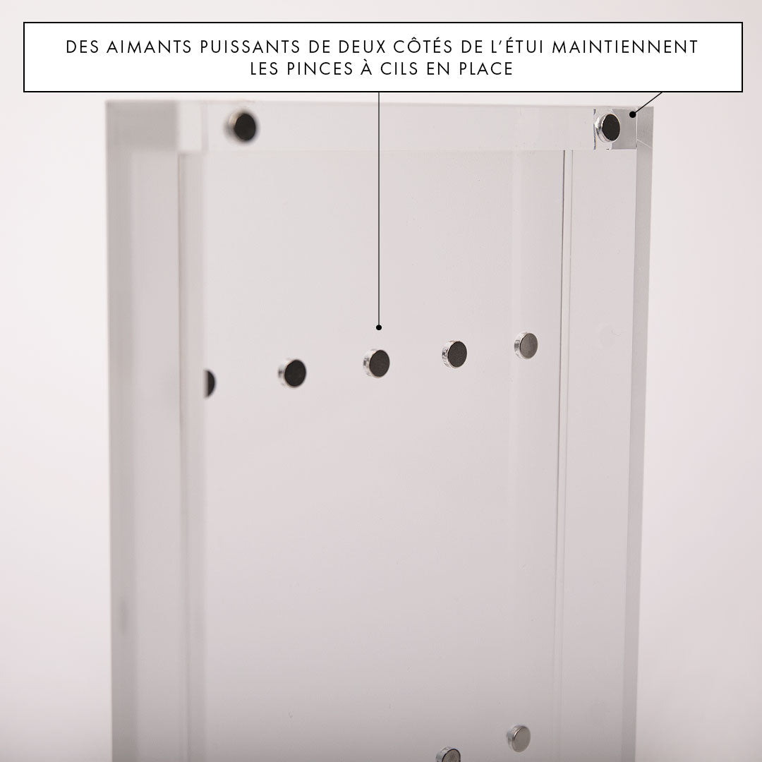 ÉTUI MAGNÉTIQUE POUR PINCES À CILS, volume russe, extension de cils volume russe, extensions cils, extension cils, extension de cils, kit extension de cils