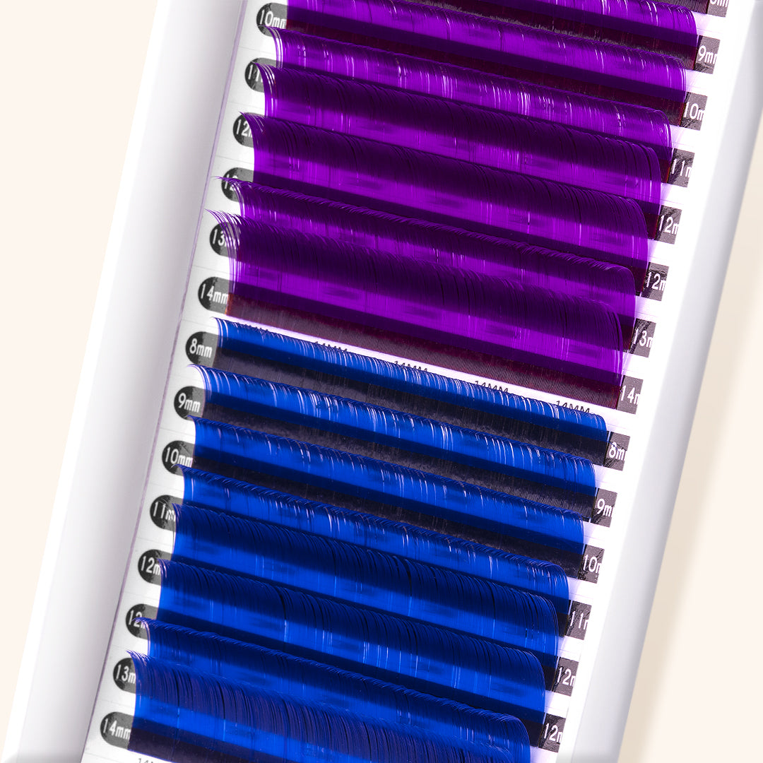 extension cils couleur, extension de cils couleur, volume russe, extension de cils volume russe, cils, pose extension de cils, extension de cils