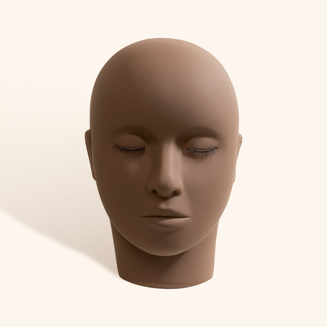 Tête d'entraînement, pose de cils, Volume Russe, extension de cils, cils, cil a cil, extension cils, extension de cils volume russe, extension de cils naturel , extensions de cils,