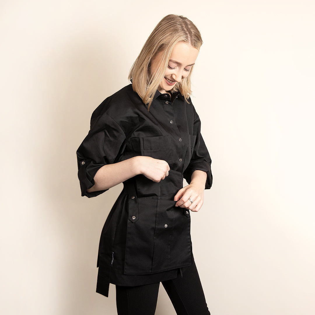 tunique femme, tunique, tunique longue femme, vetement de travail femme, vetement travail femme, technicienne de cils, styliste cils